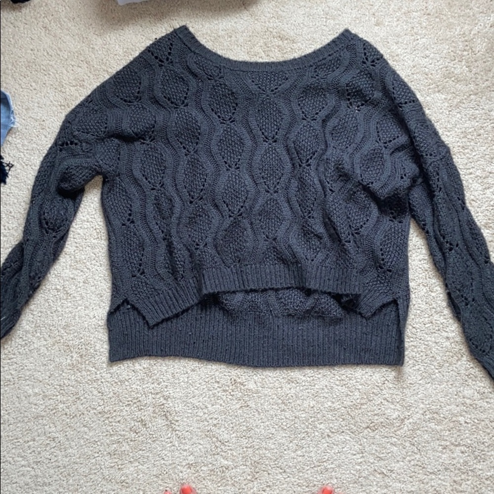 Grey loose sweater